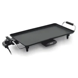 Haeger Plancha eléctrica para asar Baking Plate 200W 460x260mm Grill eléctrico con bandeja de residuos 5 niveles de temperatura